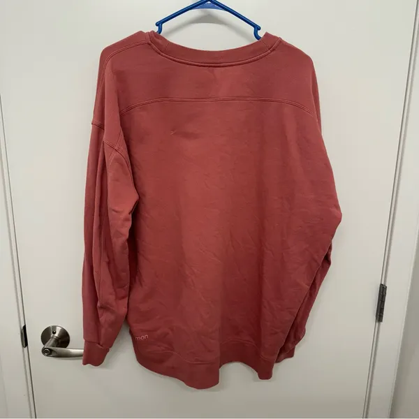 Lululemon Perfectly Oversized Crewneck Pullover Soft Cranberry - Image 5