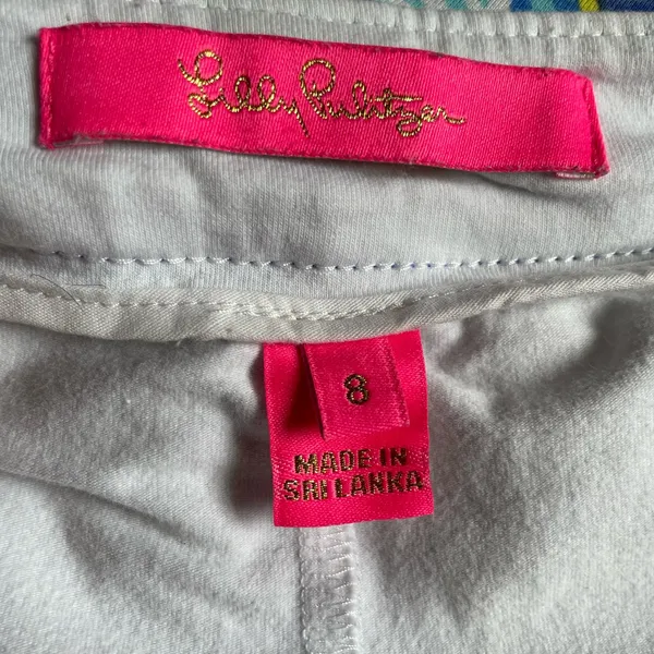 Lilly Pulitzer Vibrant Blue Floral Mini Skirt - Image 10