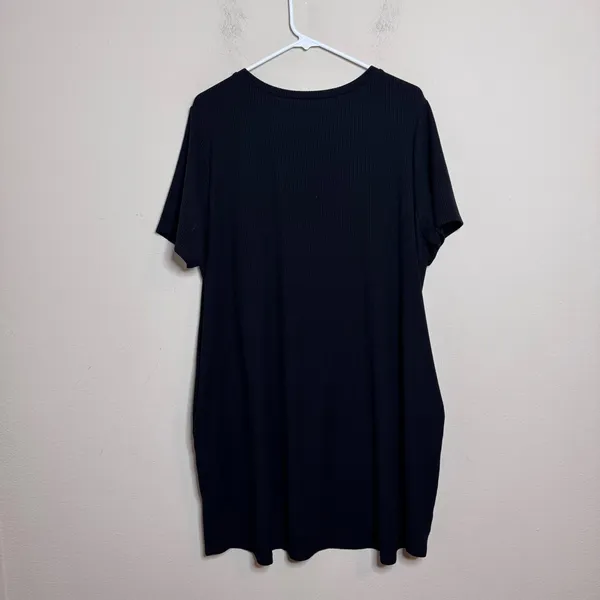 Reformation Ribbed T-Shirt Dress - Image 9