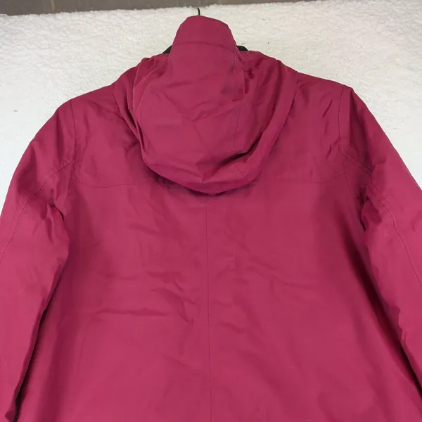 Helly Hansen Ardmore Insulated Parka Jacket Burgundy Red 53126 Women Small - Image 10