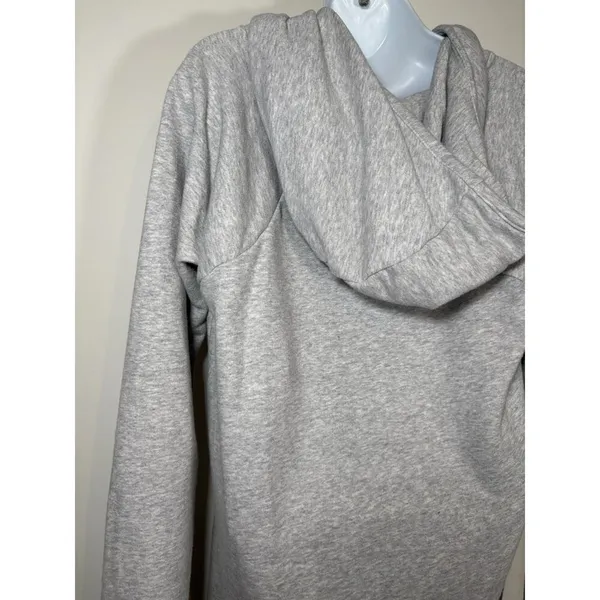 ATHLETA‎ Sweatshirt Cotton Blend Hoodie Grey Long Athleisure Workout Size Small - Image 8