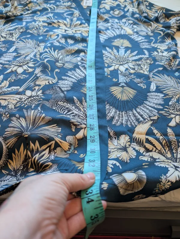NWT Etam Wild Animals Kimono Robe Medium Teal - Image 8