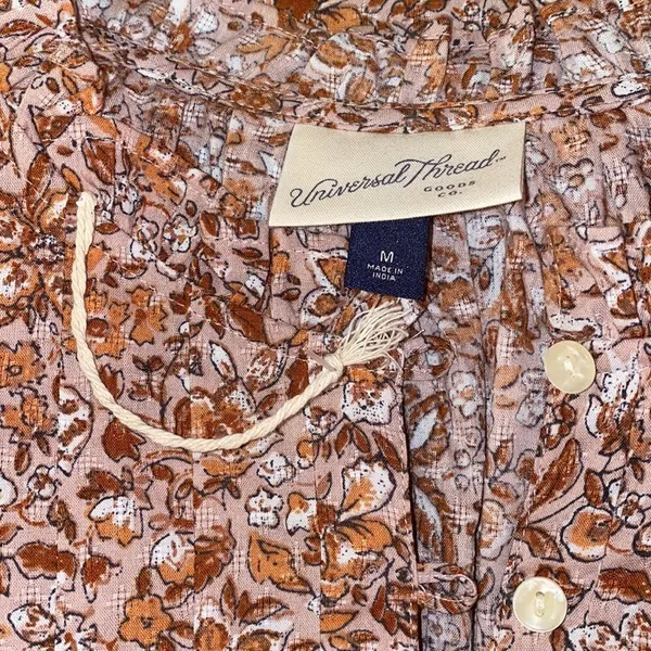 ✨ NWOT✨Universal Thread Floral Long Sleeve Ruffle ✨ - Image 3