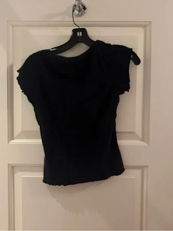 Chaser Black Short Sleeve Crewneck Top - Image 2