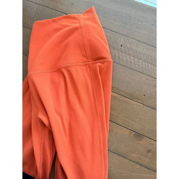 Lululemon Align High-Rise Pant 25” Size 4 Canyon Orange Double Lined - Image 5
