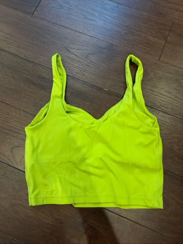 aerie Bright Neon Yellow Women's Bralette Top Size Small - C72-037 - Image 3