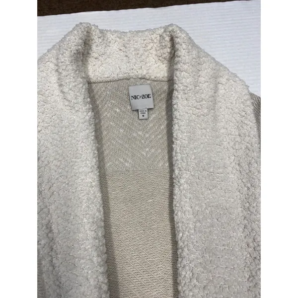Nic + Zoe cardigan size small (b5) Tan - Image 2