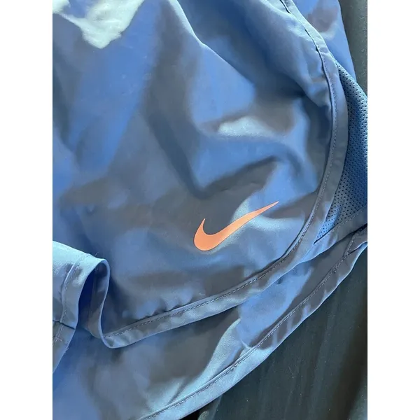 Womens Nike Dri-Fit size Small Lined Running Shorts Back Hidden Zip Pocket EUC - Image 4