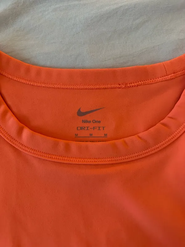 Nike Orange Racerback Tank Top - Image 3
