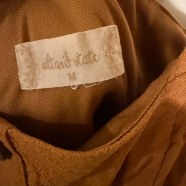 Altar'd State Terracotta Button-Down Dress - Image 2