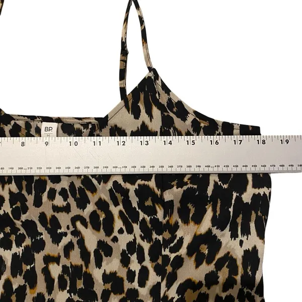BP Nordstrom's Cheetah Print Strappy Maxi Dress Size‎ Medium Mob Wife Slip Dress - Image 6