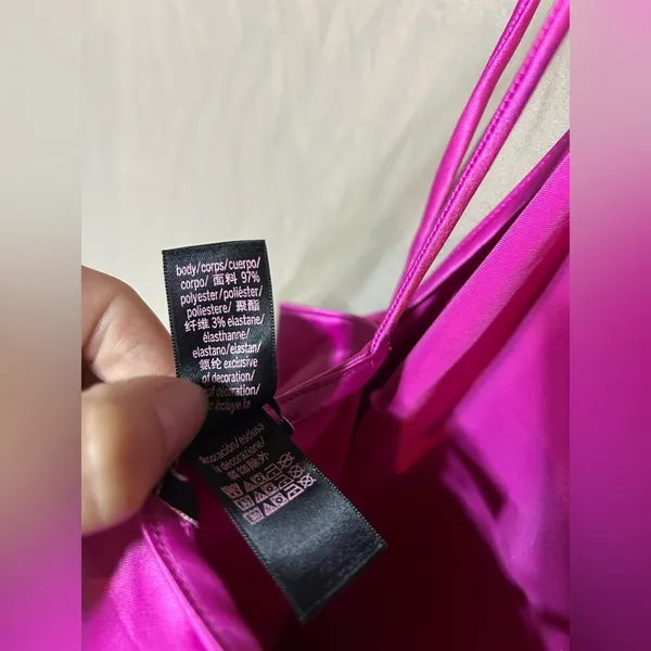 Victoria’s Secret hot pink slip dress - Image 4