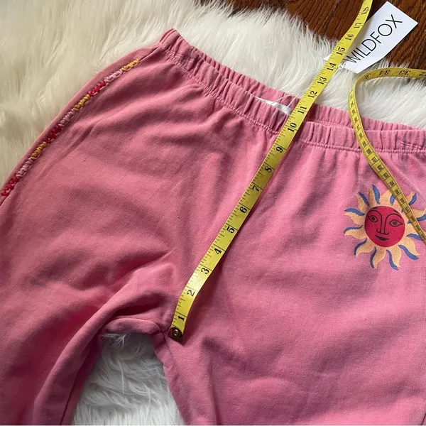 WILDFOX Pink Joggers Del Sol NWT Bubblegum - Image 4
