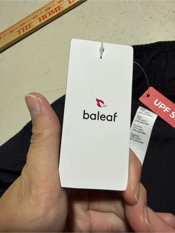 Baleaf NWT Black activewear Pants large UPF50 - Image 10