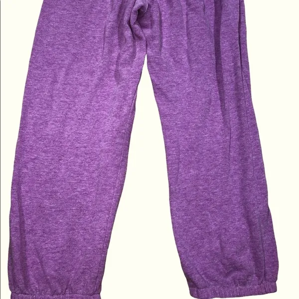 Victorias Secret purple crop joggers size xsmall - Image 4