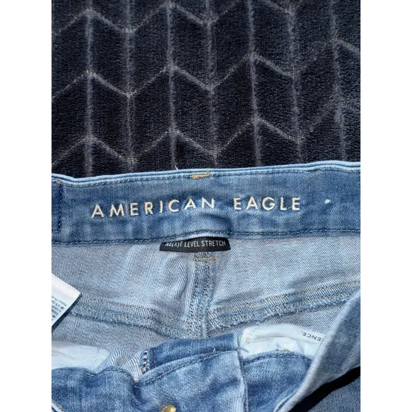 American Eagle‎ Women's Jeans Hi-Rise Next Level Stretch Denim Sz 4 - Image 3