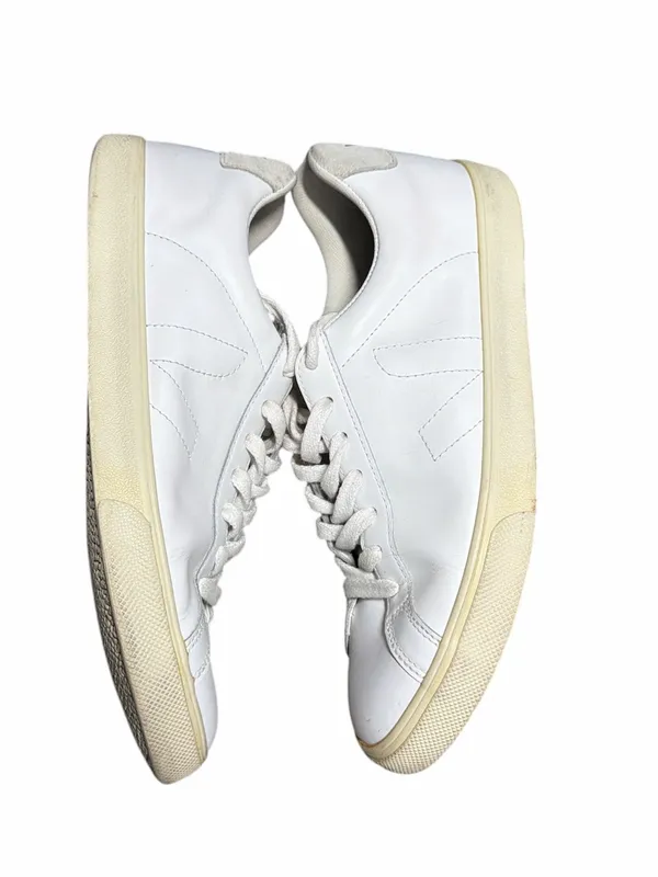 Veja‎ Esplar White Leather Sneakers Size 9 - Image 4
