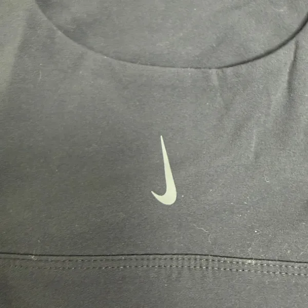 Nike Medium Sports Bra Yoga Dri-FIT Alate Curve Black DR7795-010 Workout Top - Image 5