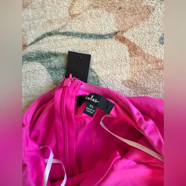 Lulus Total Treat Hot Pink Ruched Strapless Bodycon Mini Dress - Image 6