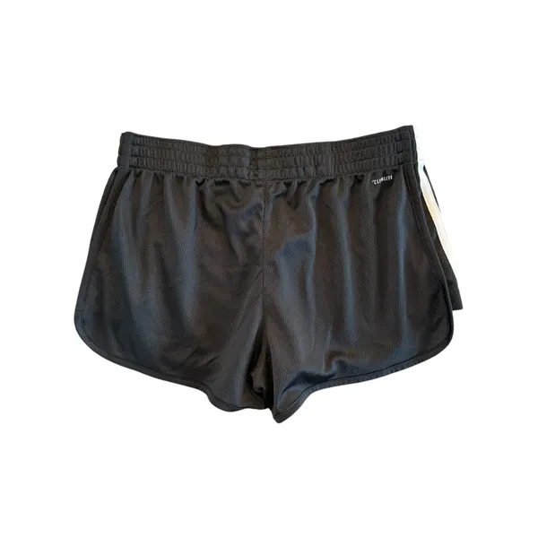 Adidas Women Size Small Shorts Training Athletic 3-Striped Black Workout Running - Image 6