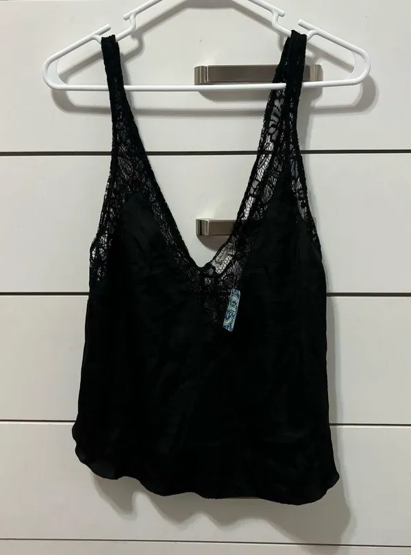Free People In My Head Silk Satin Tank NWT - Image 3