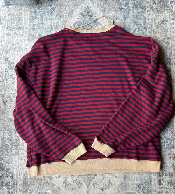 Free People Striped Crewneck - Image 3