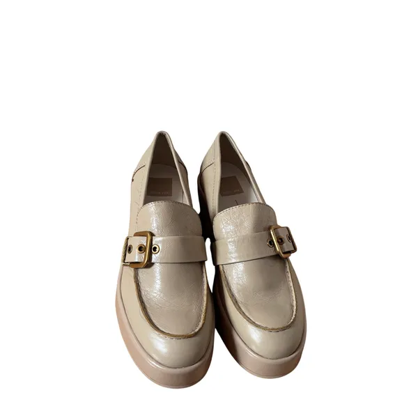 Dolce Vita Beige Platform Loafer Shoes Size 7.5 - Image 2
