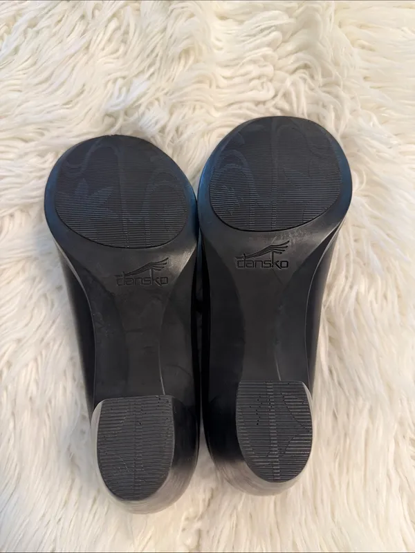 DANSKO Black Mary Jane Heeled Loafers - Women size 41 (USA 10)BNWOT leather - Image 8