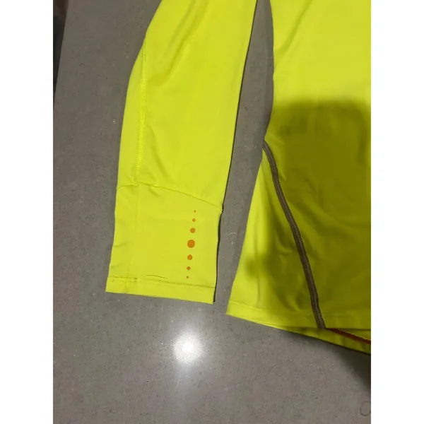 Tommie Copper Long Sleeve Athletic Shirt Yellow Cool‎ Copper Fabric Size L - Image 2