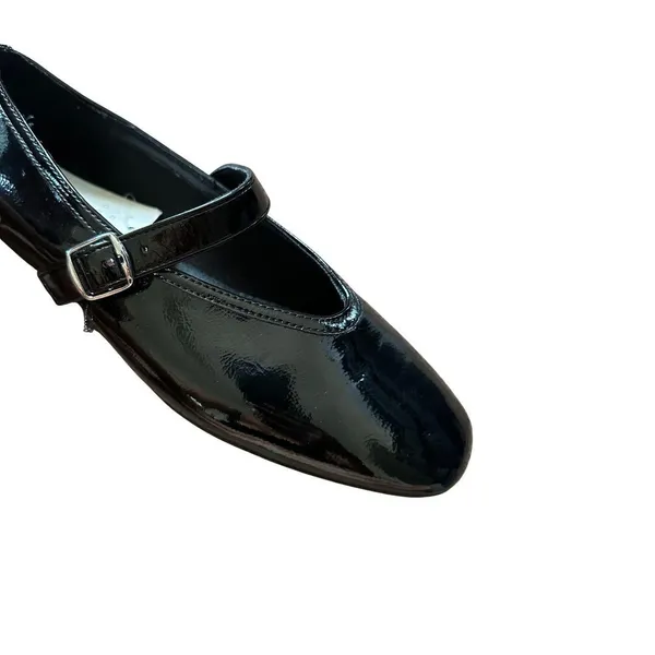 NWT A New Day Black Patent Mary Jane Flats Size 11 - Image 7