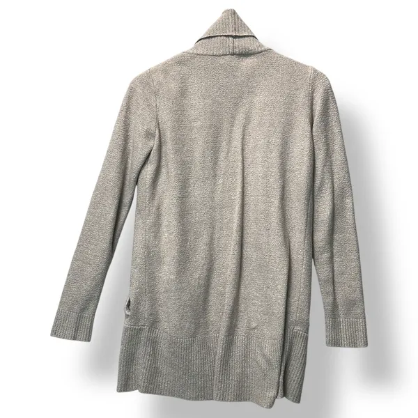 Barefoot‎ Dreams Women Cardigan M CozyChic Lite Beige Open Front Minimalist Soft - Image 2