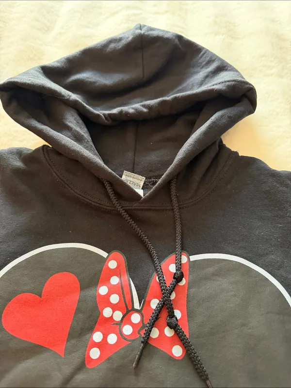 Gildan Minnie Head Vacation for Women Pullover Hoodie size M. - Image 4