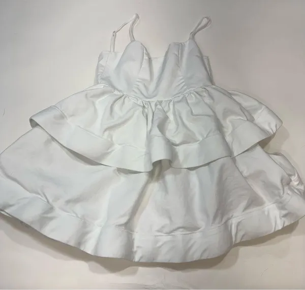 NBD Katerina Mini Dress in White Small - Image 2