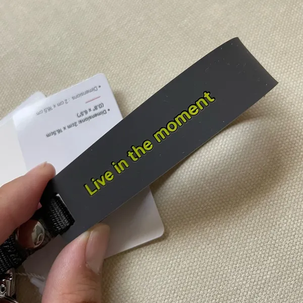 Lululemon silicone keychain - Traverse Grey - Image 5