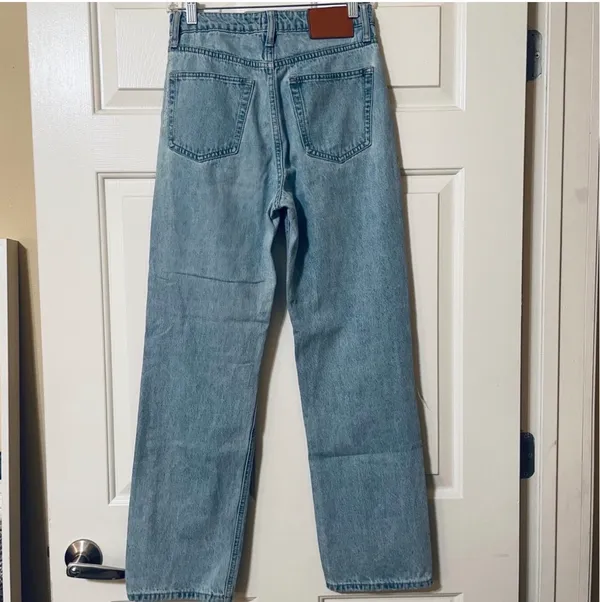 Princess Polly Denim Vienna Straight Leg Denim Jeans Size 4 - Image 6