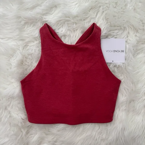 Beyond Yoga Spacedye Refocus Bra Faded Rose Heather Size XS - Image 3