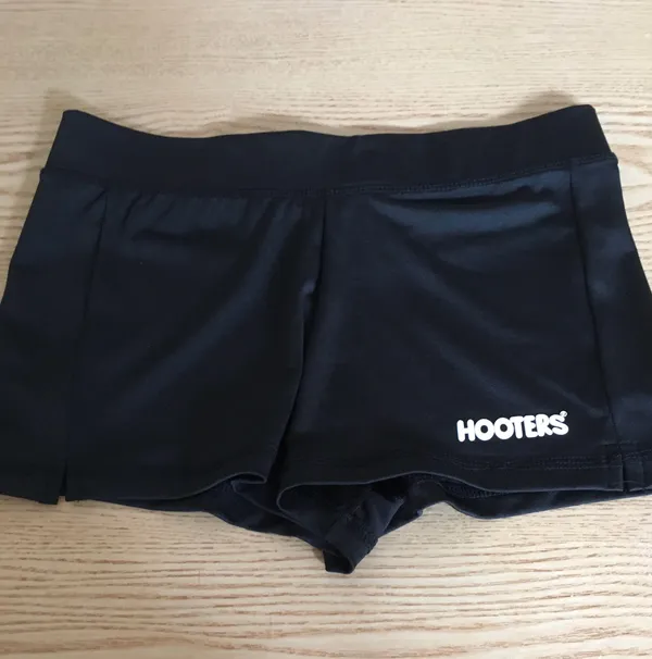 Hooters New Girl Uniform Shorts Clearwater Florida Black Size Xxs - Image 3