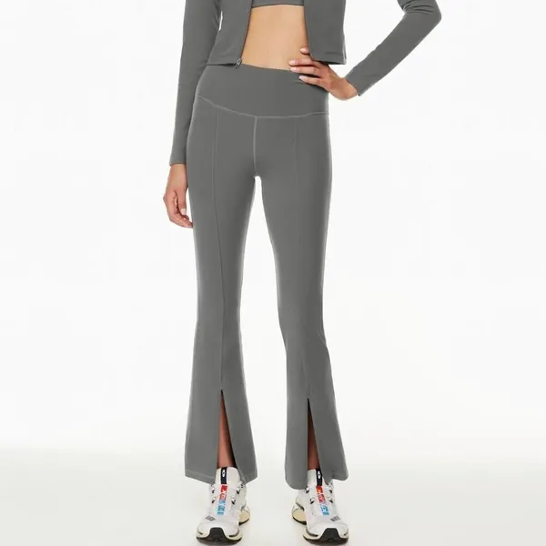 Aritzia TNA Butter™ Atmosphere Hi-Rise Split Flare Leggings Green XL athleisure - Image 5