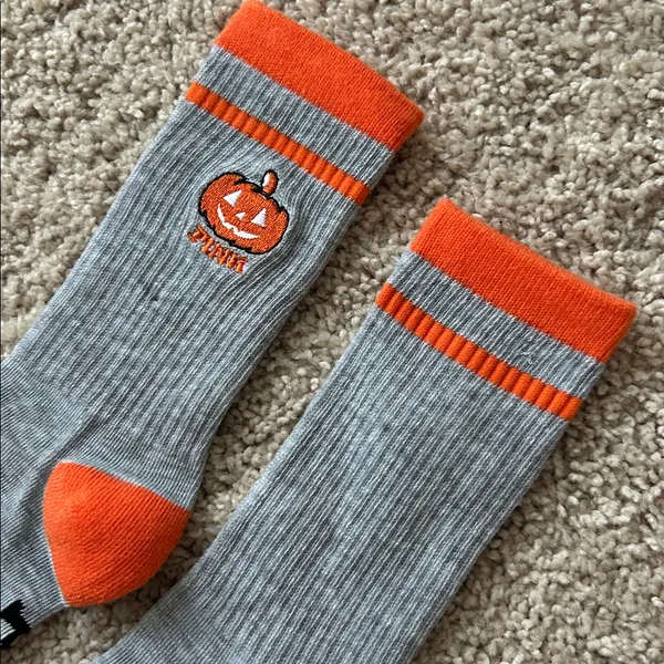 PINK Victoria's Secret Halloween Crew Socks - Image 2