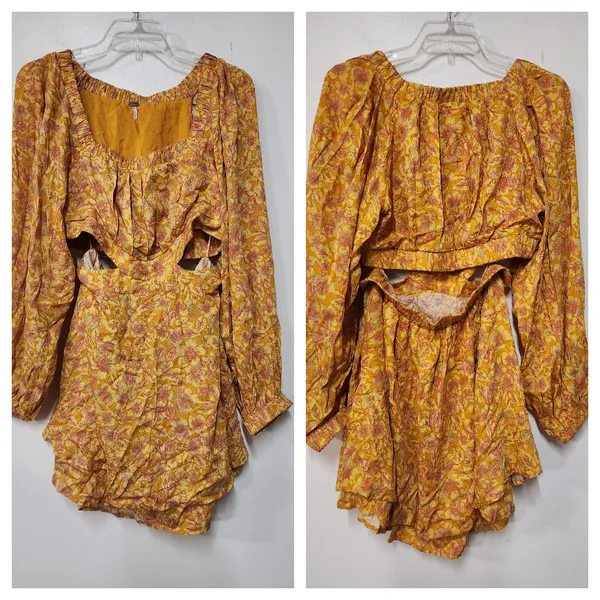 Free people, Jael Printed Mini Dress size M A36 - Image 3