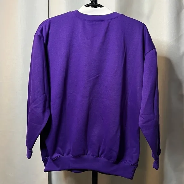 Vintage Purple and White Metallic Labrador Dog Sweater Medium - Image 3