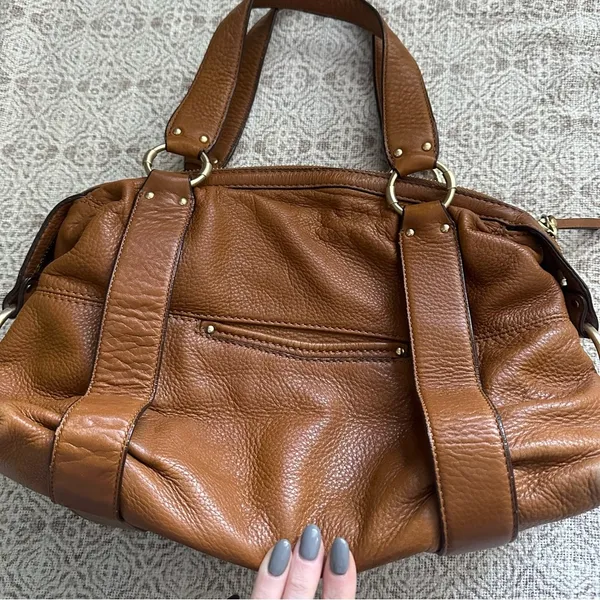 Michael Kors Brown Leather Satchel - Image 6