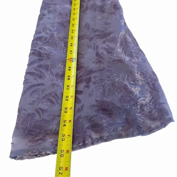 Y2k Fairy Womens Devore Velvet Burnout Floral Maxi Dress Size 4 Whimsigoth HOCO - Image 10