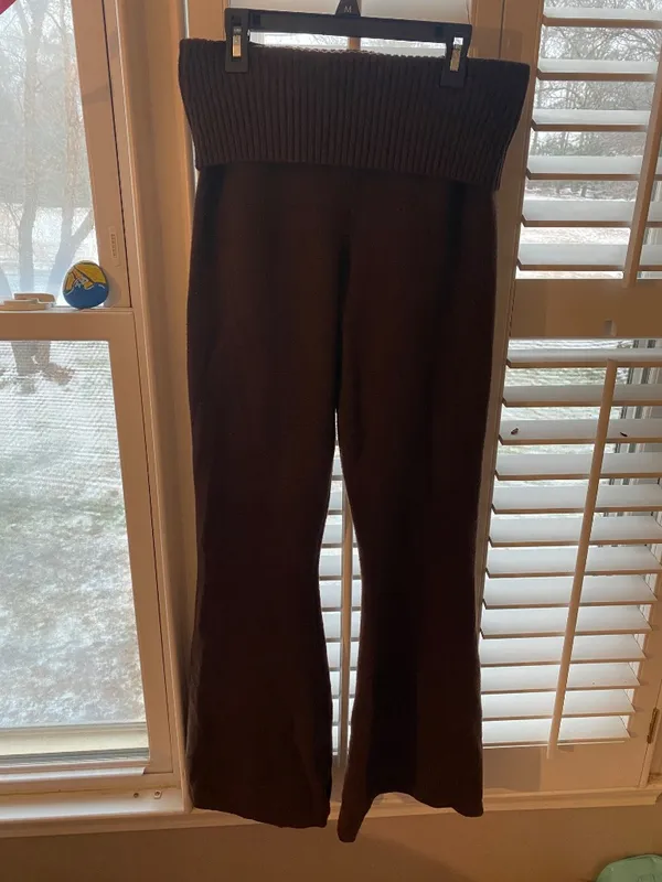 Babyboo Portia Knit Pants - Chocolate - Image 2