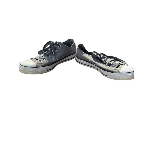 Converse Women's Size 10‎ Stone Wash Gray All Star - Image 4