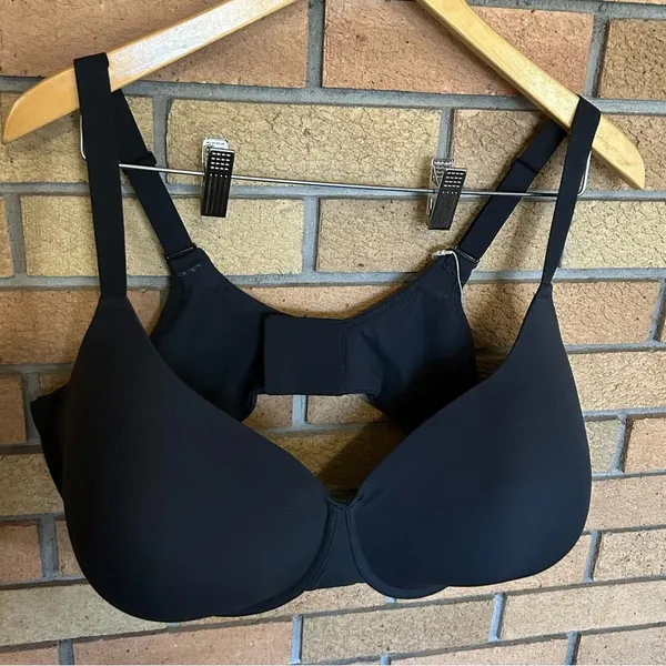 NWT SKIMS UnderWire Form T-shirt Bra Onyx Black Women’s Size 46DD - Image 2