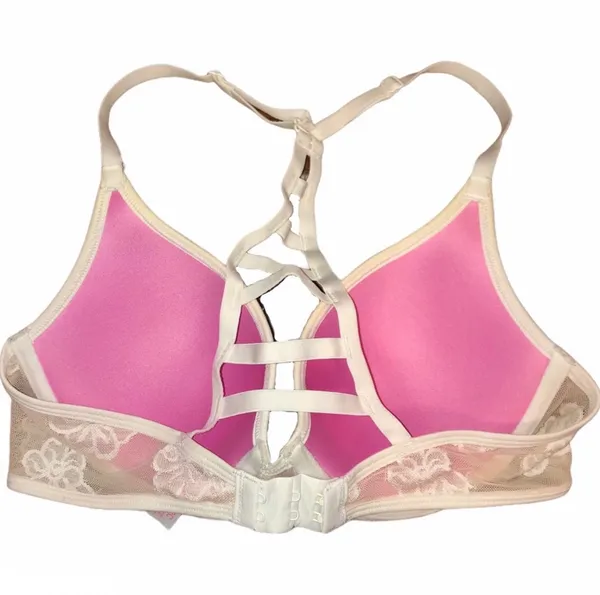 VICTORIA’S SECRET PINK Lace Ladder Back Bra 32C - Image 2