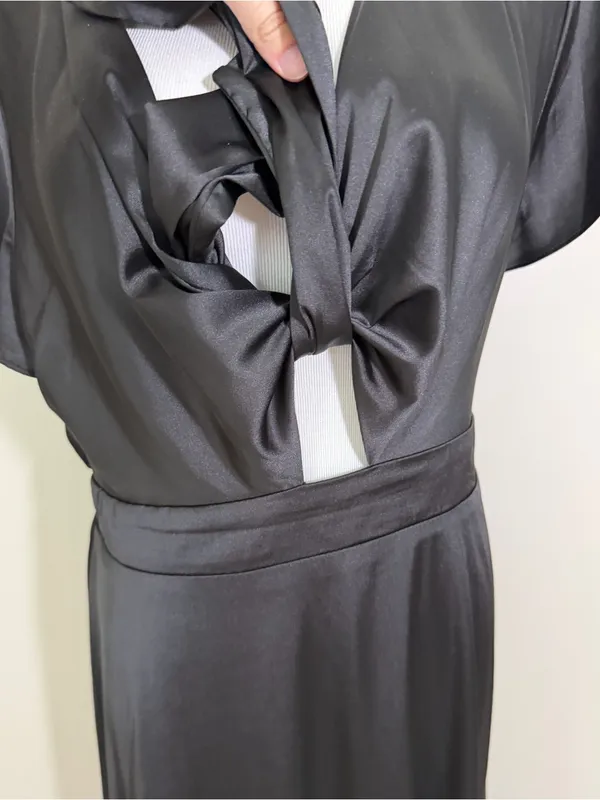 Baltic Born Poppy Satin Midi Dress - Image 5