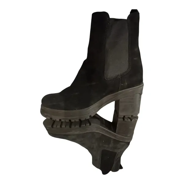 La Canadienne Conner Chelsea boot Black Suede Size 8 - Image 5