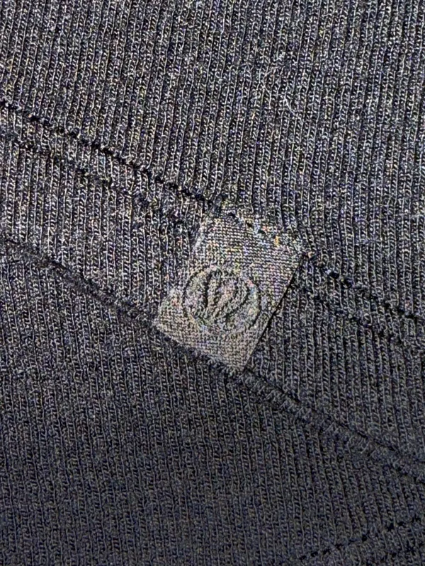 Lululemon Black Cropped Racerback Tank Top Size Medium - Image 3